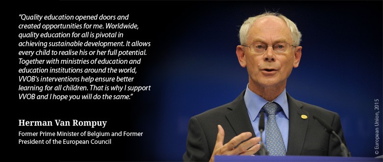 Herman Van Rompuy, ambassador for VVOB