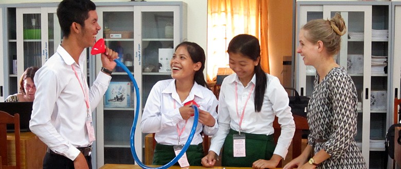 Chiara Eggers ging op lerarenstage in het Cambodja: “Veel bijgeleerd op multicultureel vlak"