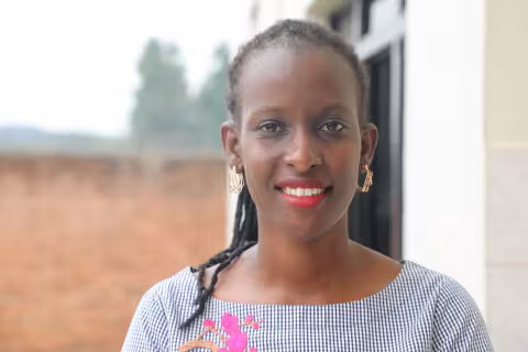 A portrait photo of Aline Karinganire
